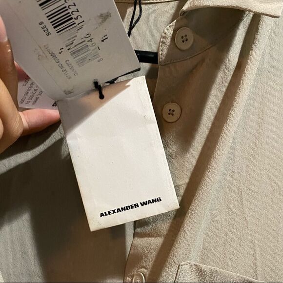 NWT Alexander Wang sheer silk Jumpsuit size small - Picture 5 of 7